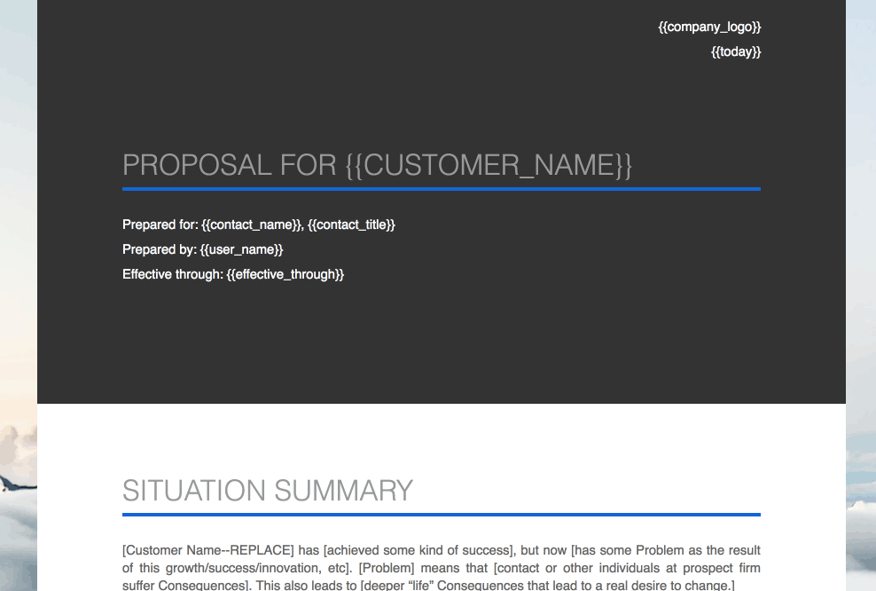 fill in the blank consulting proposal template