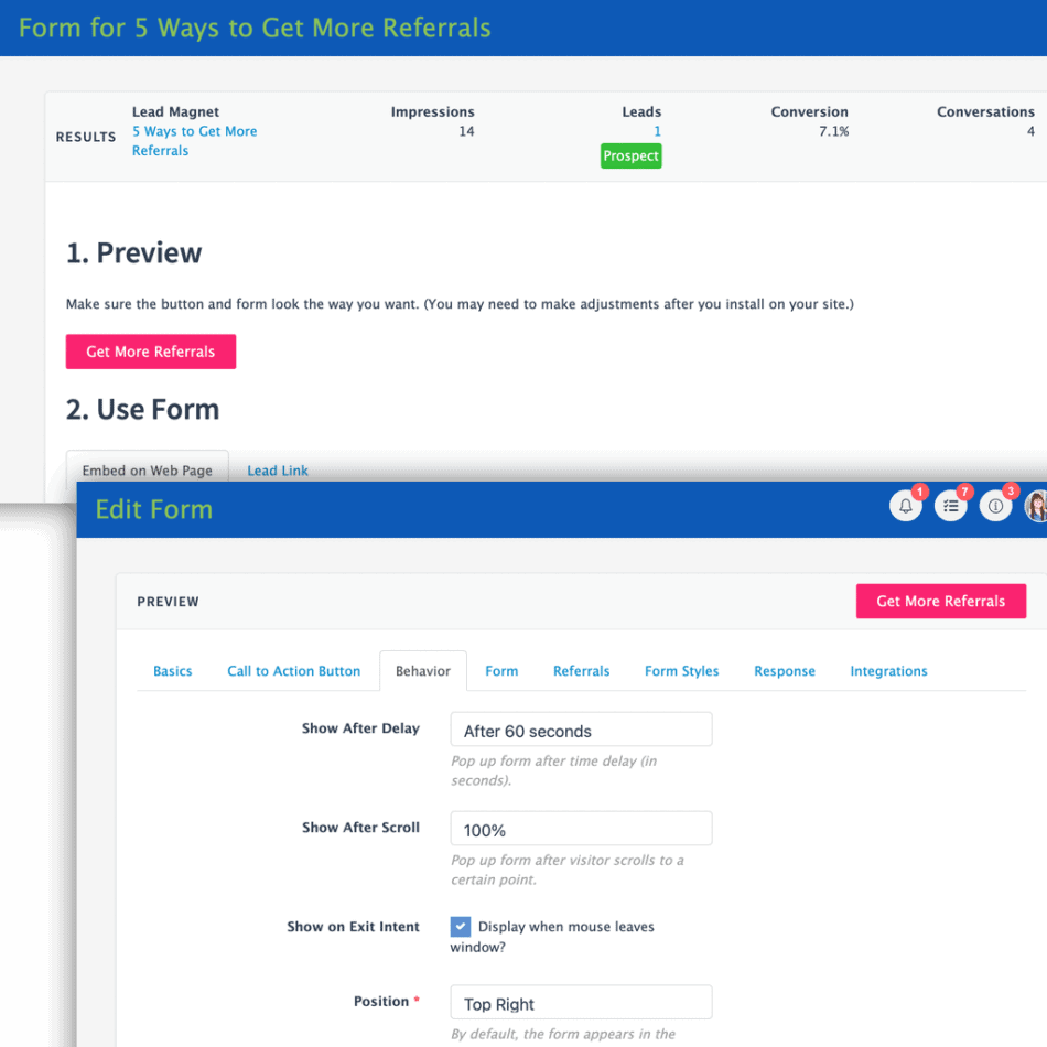 Mimiran CRM Lead Capture Forms