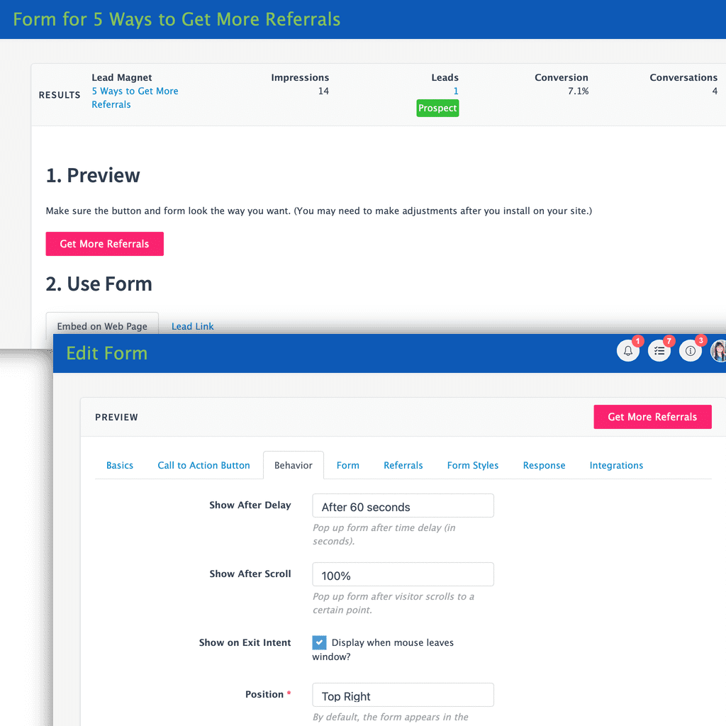 Mimiran CRM Lead Capture Forms