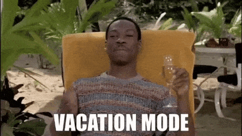 Consulting website in vacation mode.