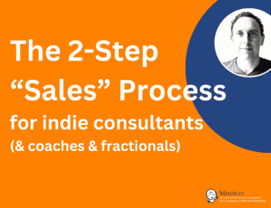 2-Step Sales Process for Solo Consultants