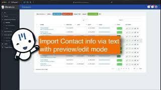 Zoom Networking Followup import contact data into Mimiran